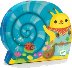 Puzzle Silhouette - La cueillette de l'escargot - 24 pièces