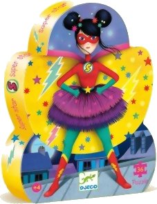 Puzzle Silhouette - Super Star - 36 Pièces