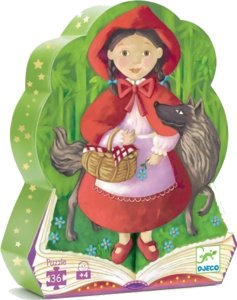 Puzzle Silhouette - Le Petit Chaperon Rouge - 36 pièces