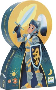 Puzzle Silhouette - Le Chevalier de la pleine lune - 36 pièces