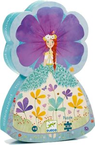 Puzzle Silhouette - La Princesse du Printemps - 36 pièces