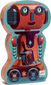 Puzzle Silhouette - Bob le Robot - 36 pièces