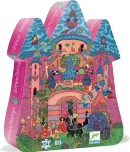 Puzzle Silhouette - Château Féérique - 54 pièces