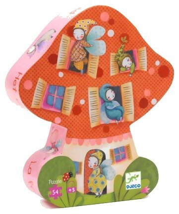 Puzzle Silhouette - La Maison des elfes - 54 pièces