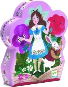 Puzzle Silhouette - Alice au Pays des Merveilles - 50 pièces