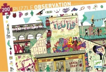 Puzzle Observation - Street Art - 200 Pièces
