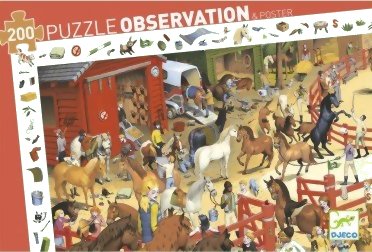 Puzzle observation : Equitation