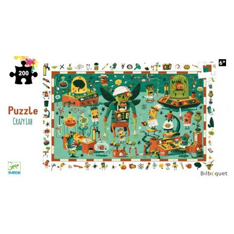 Puzzle Observation - Crazy Lab