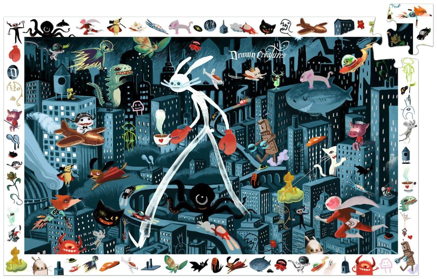 Puzzle observation - night city - 200 pièces