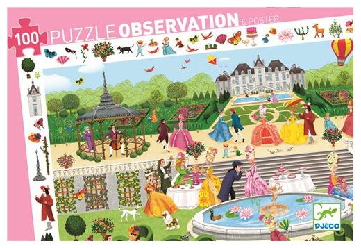 Puzzle Observation - Garden Party - 100 Pièces