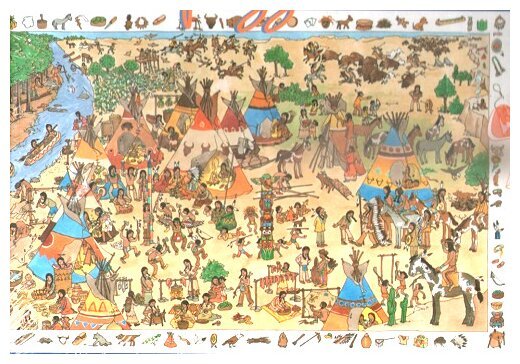 Puzzle observation : Les Indiens