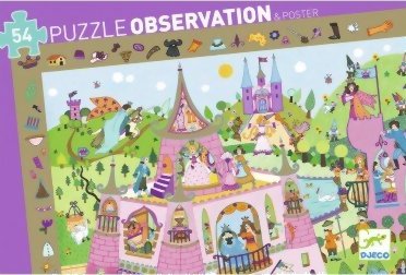 Puzzle observation - Princesse - 54 pièces