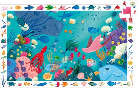 Puzzle observation - Monde Aquatique - 54 Pièces