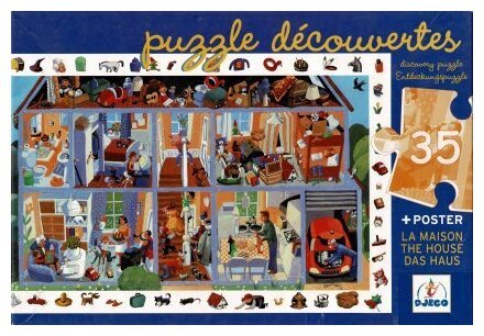 Puzzle Découvertes - La Maison - 35 pièces