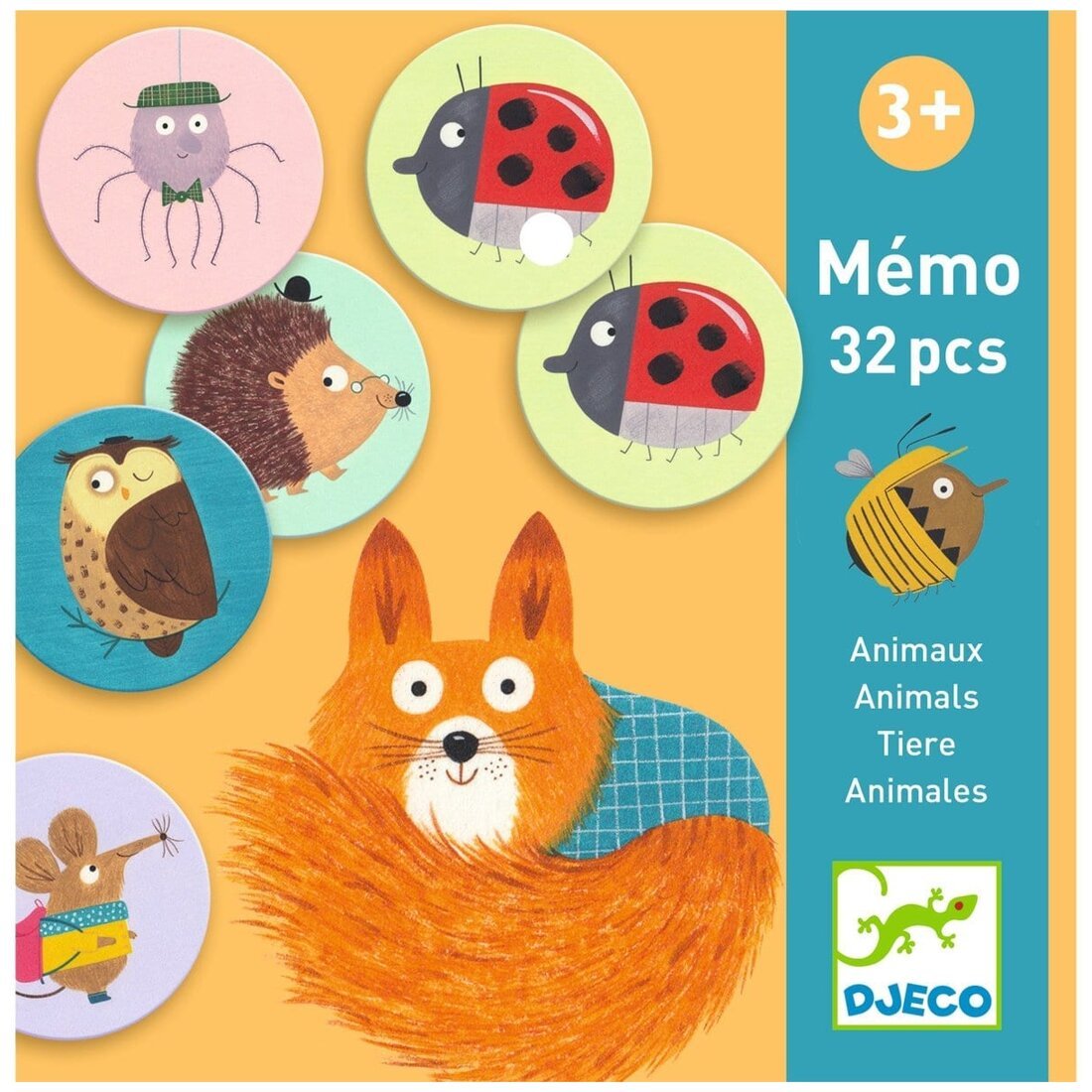 Mémo - Animaux - 32 pcs