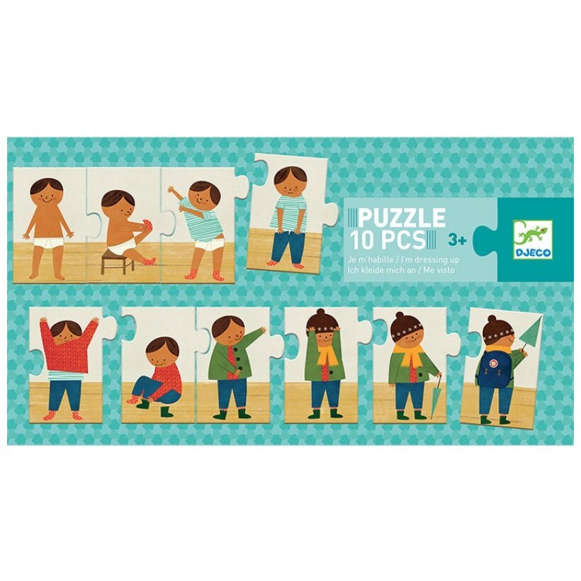 Puzzle Trio - Je m'habille