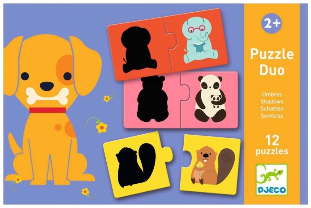 Puzzle Duo - Ombres - 12 × 2 pièces