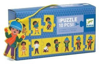 Puzzle - Je m'habille - 10 Pièces