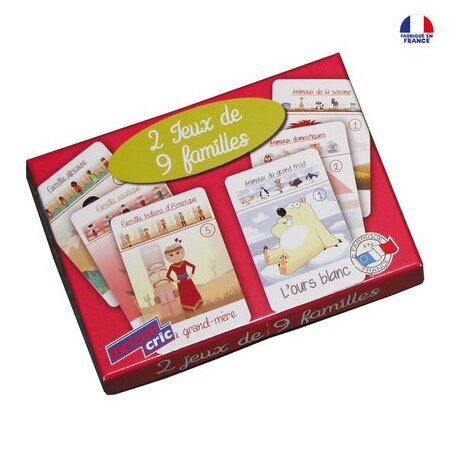 2 jeux de 9 familles