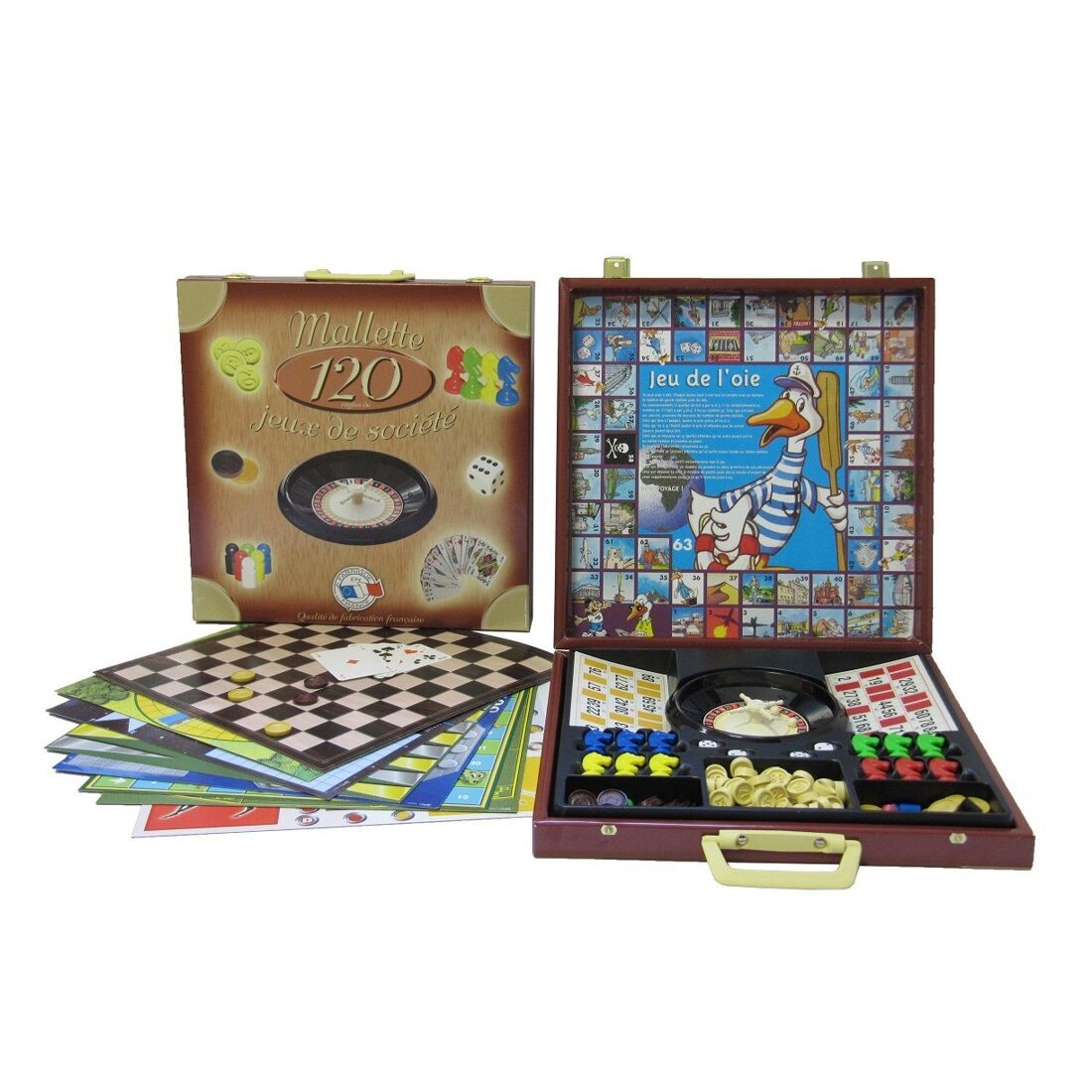 Mallette 120 jeux de société