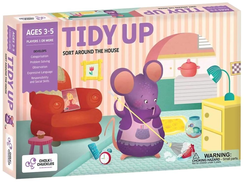 tidy up - sort around the house