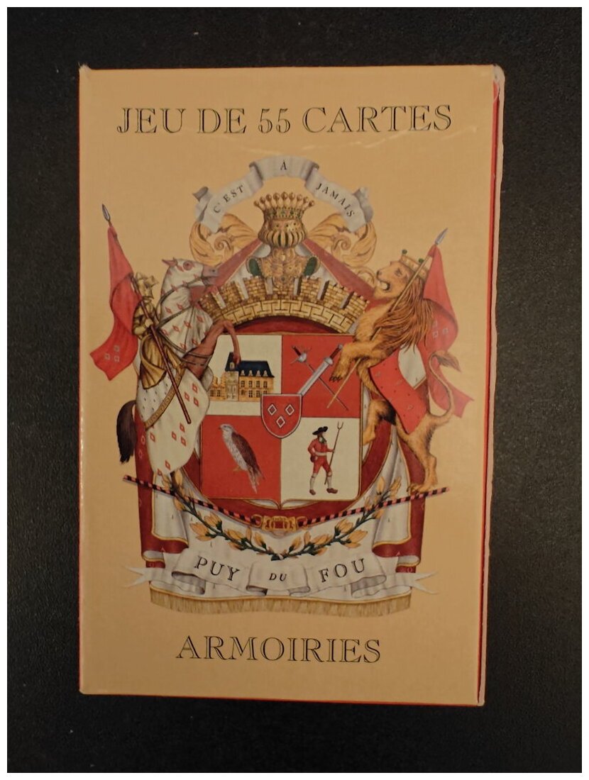 Jeu De 55 Cartes - Armoiries Puy Du Fou
