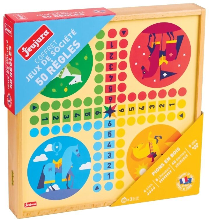 Coffre jeux de société - 50 règles