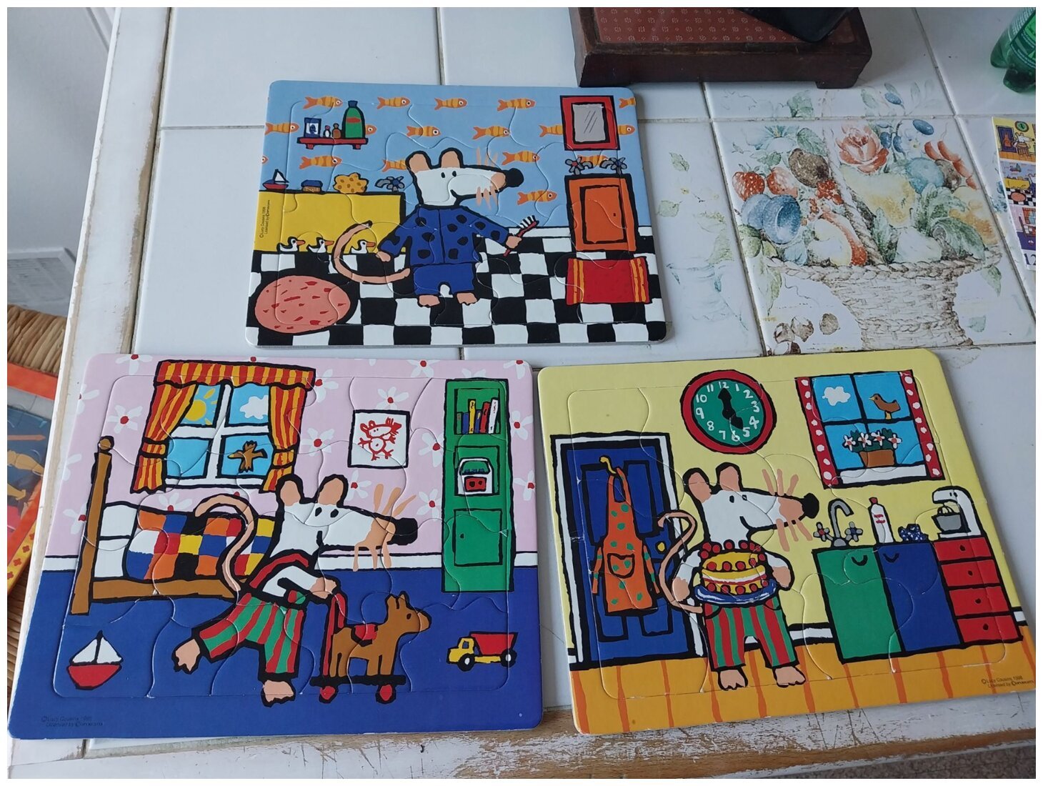 Puzzles progressifs Mimi à la maison
