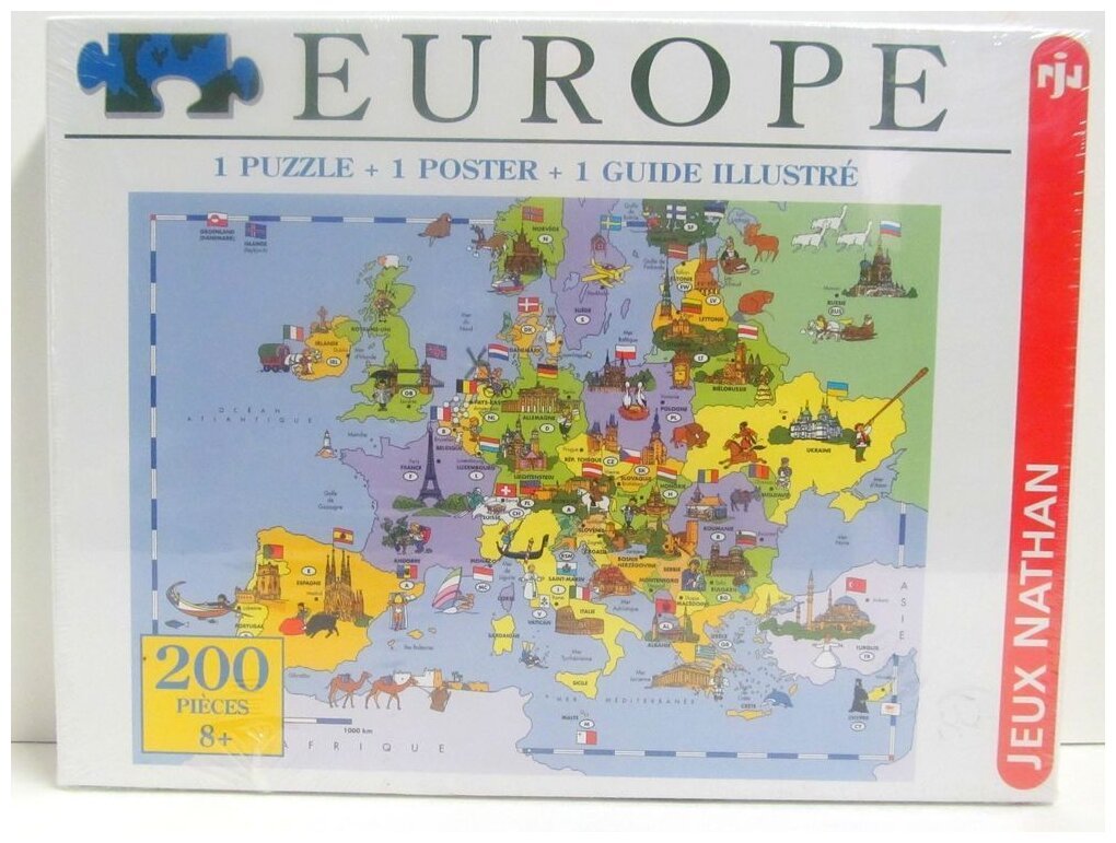 Puzzle - Europe - 200 pièces