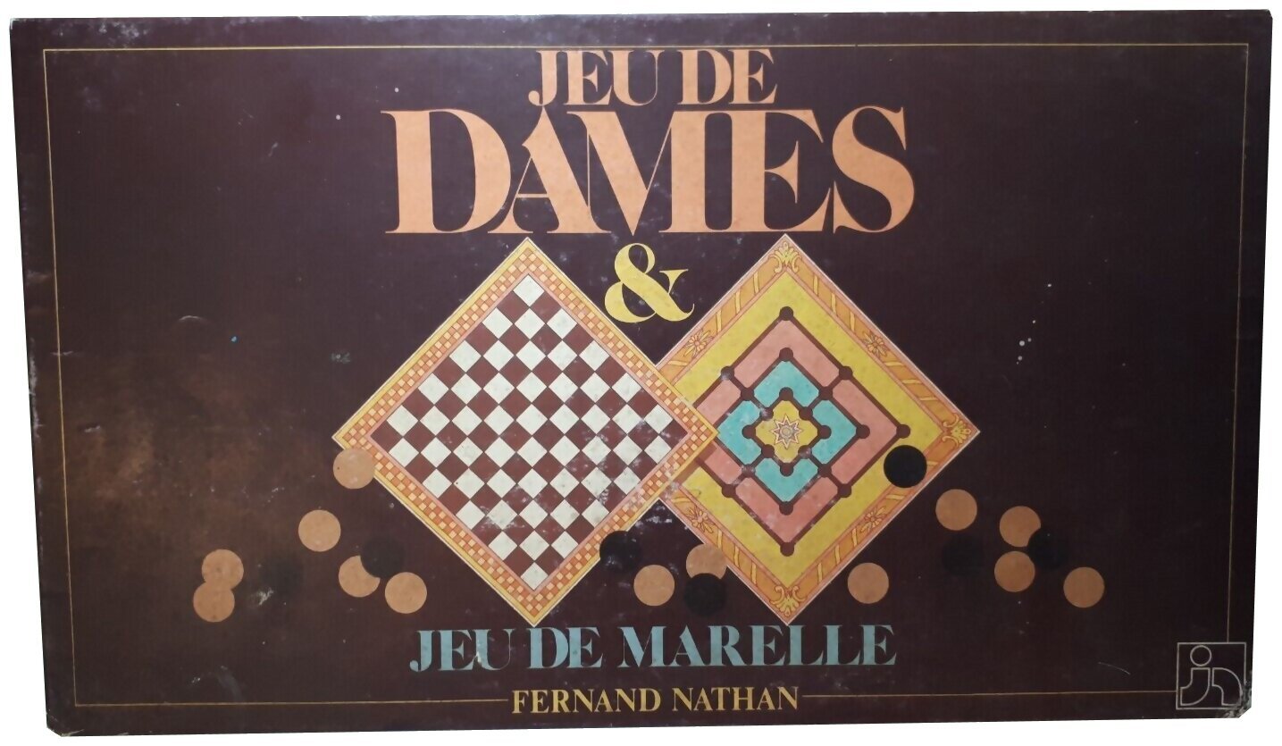 Jeu de dames et jeu de marelle