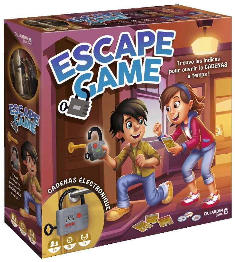Escape Game Cadenas Électronique - Trouve les indices pour ouvrir le CADENAS à temps !