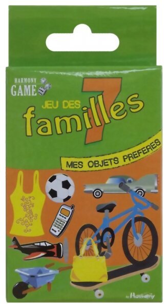 Jeu de 7 familles : Mes objets préférés