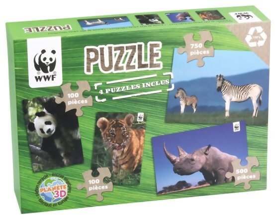 Puzzle - WWF - 4 puzzles