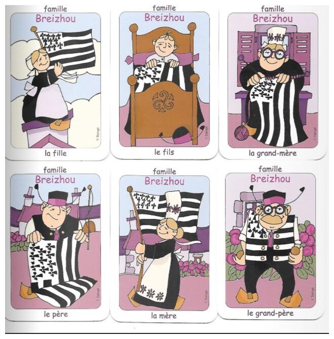 Jeu de 7 familles - La Bretagne