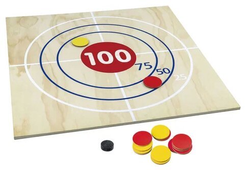 Jeu du palet en bois