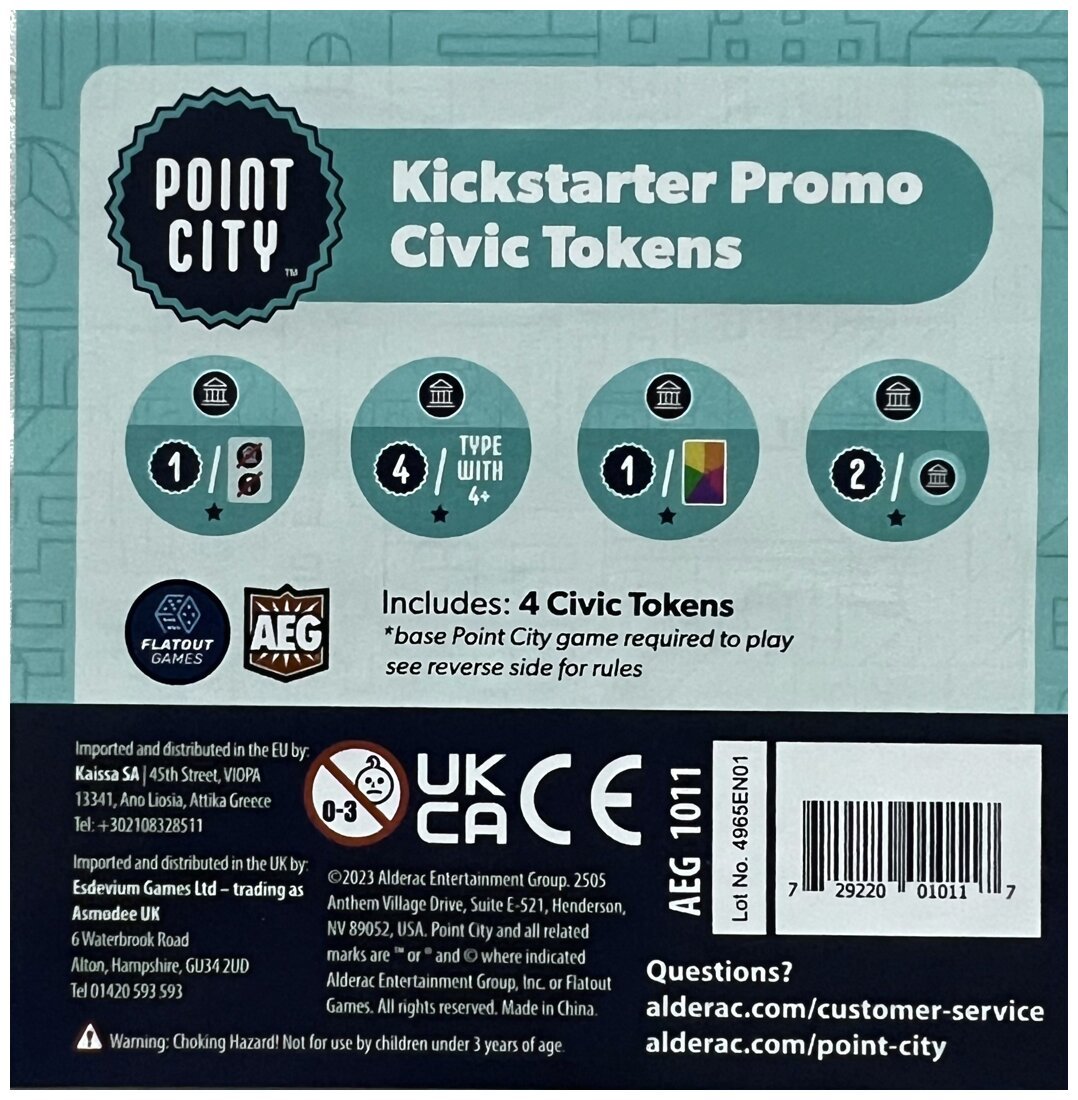 Point City - Supplément exclusif jetons municipaux
