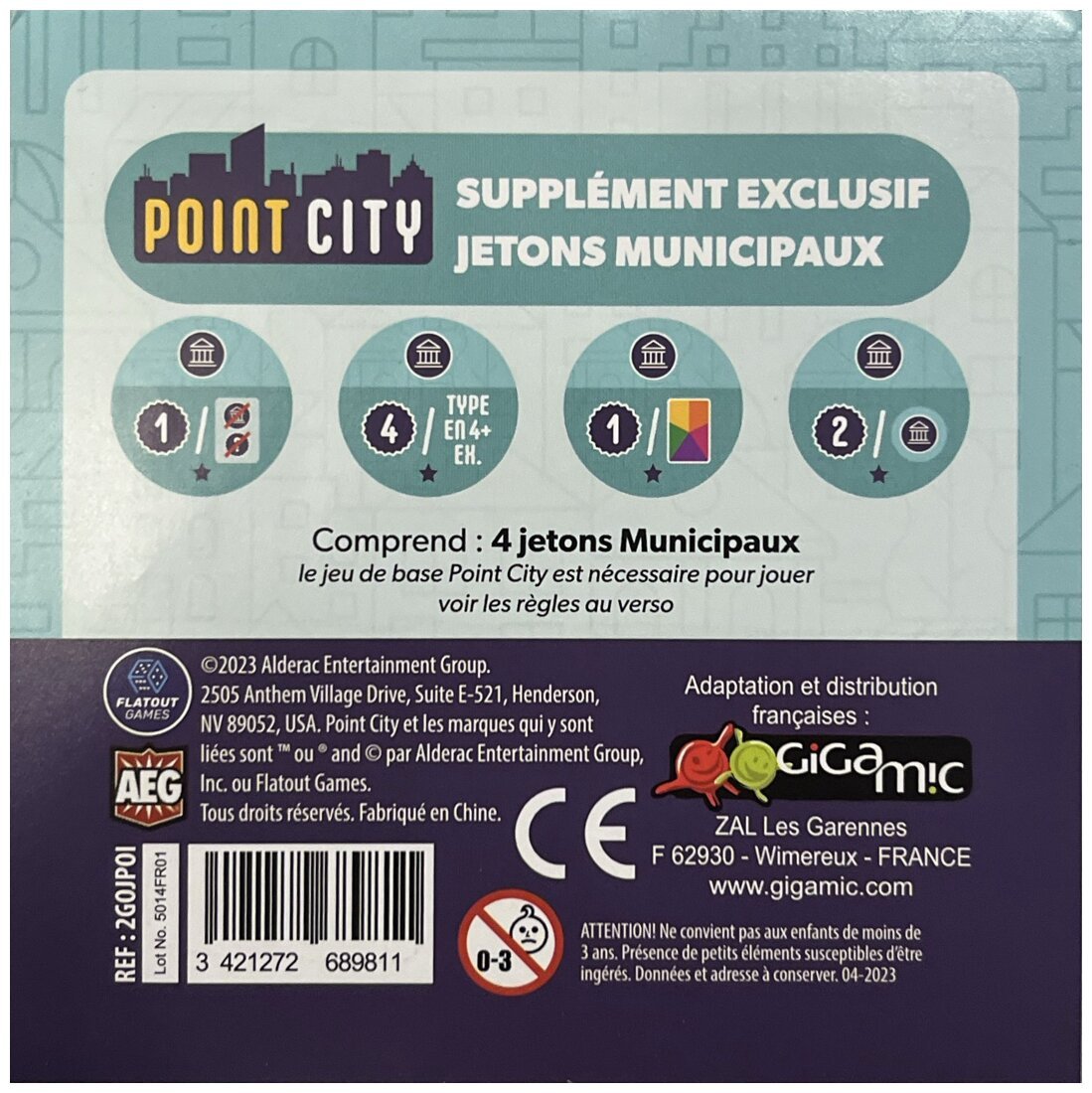 Point City - Supplément exclusif jetons municipaux