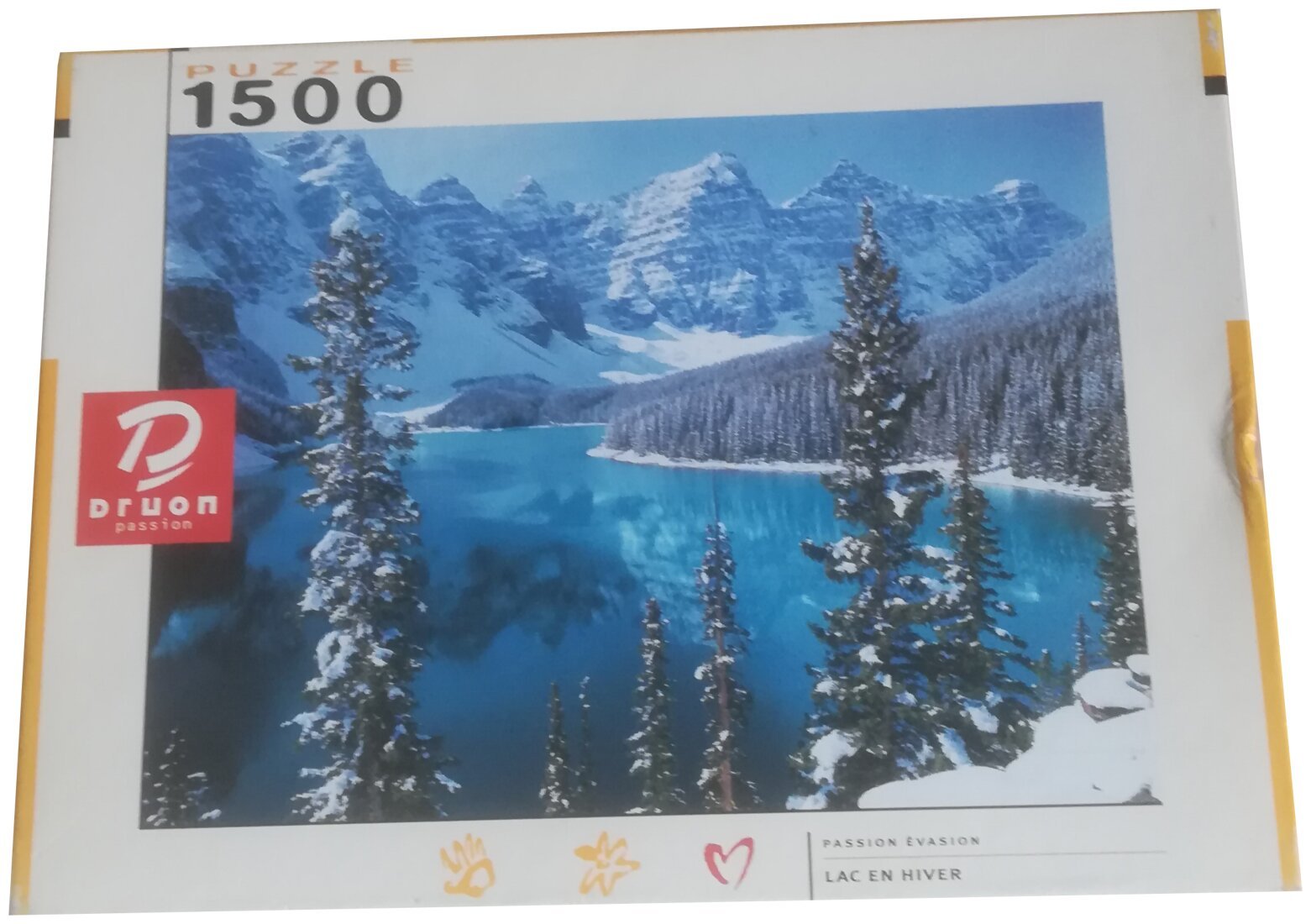 Puzzle - Lac en hiver - Passion évasion - 1500 pièces