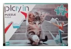 Puzzle - Playin Chaton Tigré - 500 Pièces
