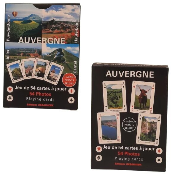 Jeu de cartes Auvergne