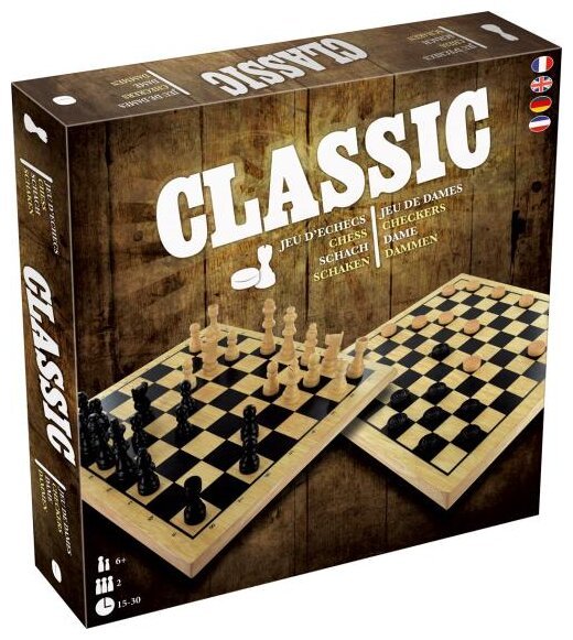 Classic Jeu d'échecs Jeu de dames
