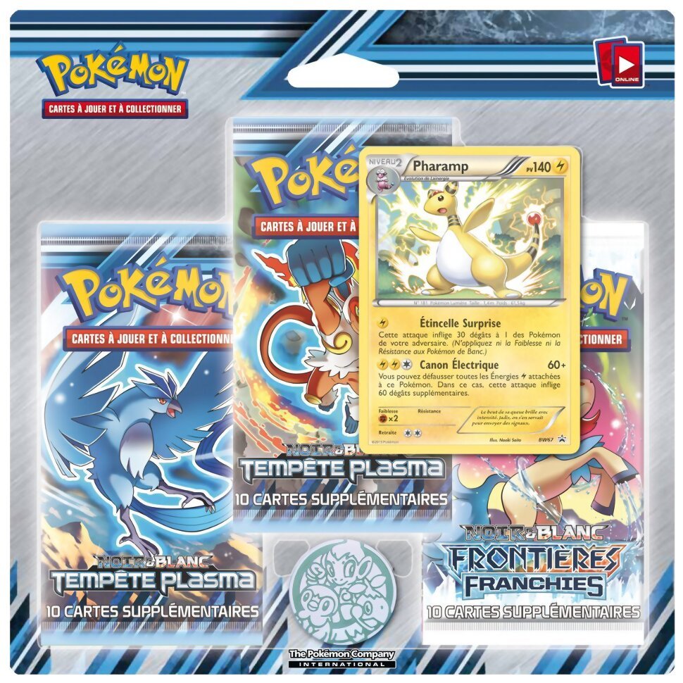 Pokémon JCC - Pack De 3 Boosters - Feunard - Tempête Plasma