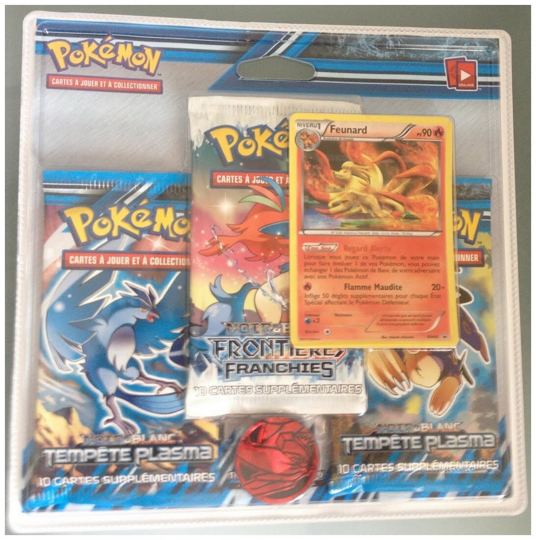 Pokémon JCC - Pack De 3 Boosters - Feunard - Tempête Plasma