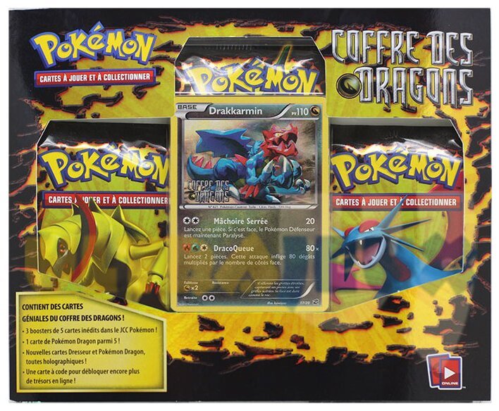 Pokémon JCC - Tripack - Tranchodon - Coffre des dragons