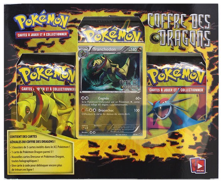 Pokémon JCC - Tripack - Tranchodon - Coffre des dragons