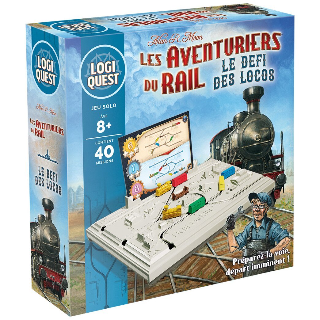Logiquest - Les Aventuriers du Rail - Le défi des locos
