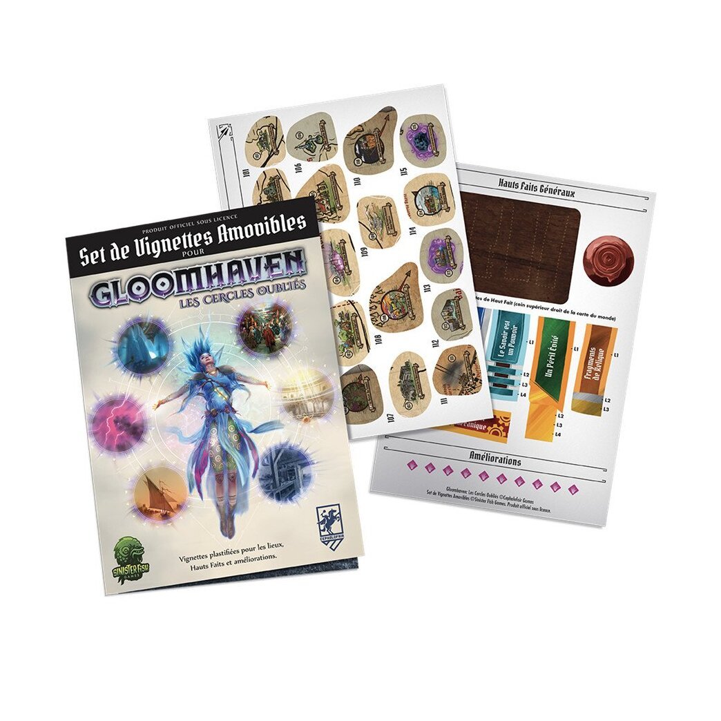 Gloomhaven - Les Cercles Oubliés : Set de Vignettes Amovibles