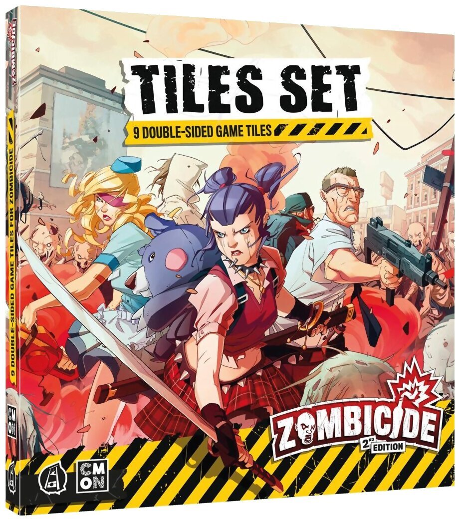 Zombicide 2ème Edition - Tuiles de la boite de base