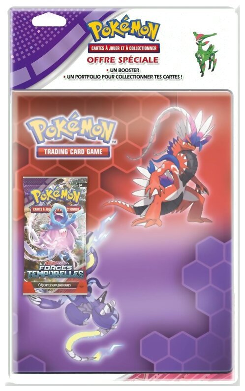Pokémon JCC - Portfolio + 1 booster - Forces Temporelles
