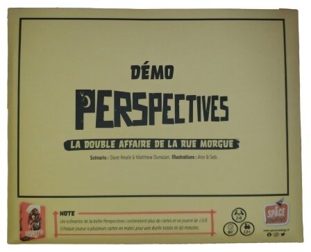 Perspectives - La Double Affaire de la Rue Morgue
